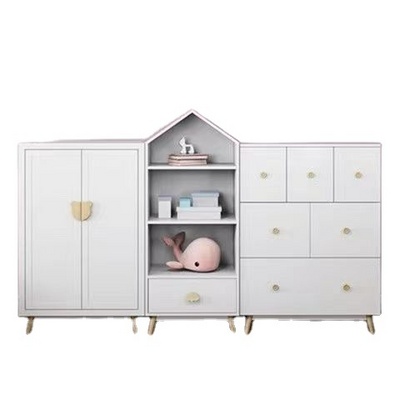 DIY Wardrobes Modern Wardrobe Children Portable Organizer Storage Cabinet Closet Kids' Cabinets