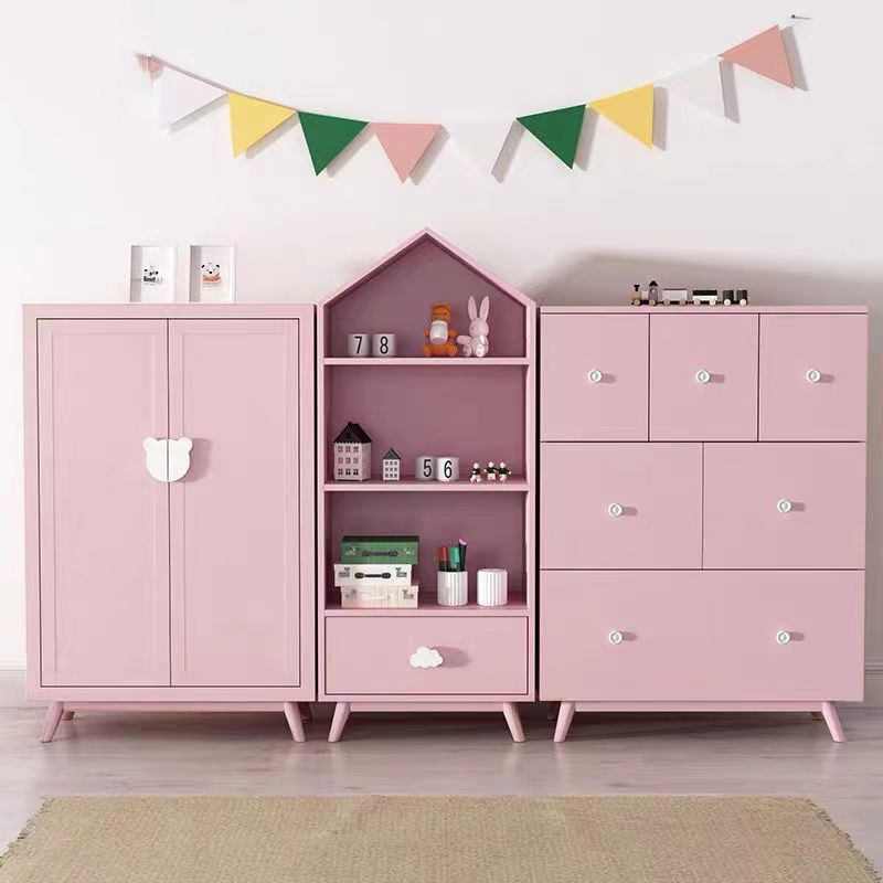 DIY Wardrobes Modern Wardrobe Children Portable Organizer Storage Cabinet Closet Kids' Cabinets