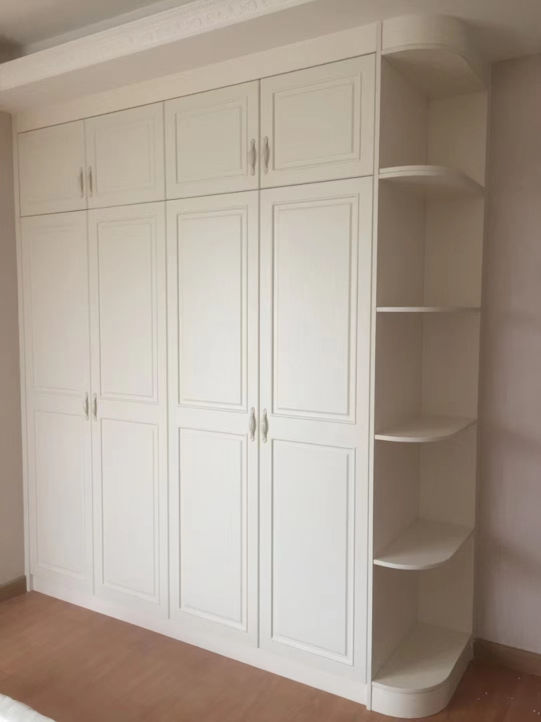 high quality Customized Design with Shelf Hanger Free Standing Wardrobe Man Storage Clothes Wardrobe Heavy-duty Closet