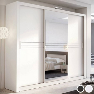 White Sliding Door Bedroom Furniture Wardrobe Cabinet for Clothes/Bedroom Wardrobe Closet Organizer Wardrobe