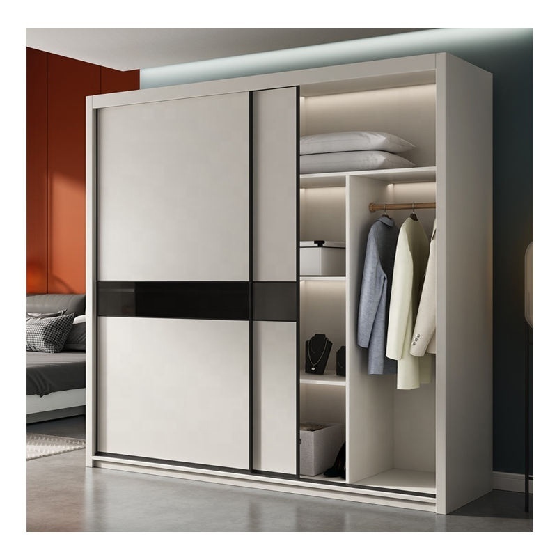 White Sliding Door Bedroom Furniture Wardrobe Cabinet for Clothes/Bedroom Wardrobe Closet Organizer Wardrobe