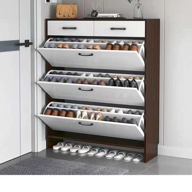 Household doorway into the door tip-over porch cabinet simple ultra-thin shoe cabinet new boom shoe rack