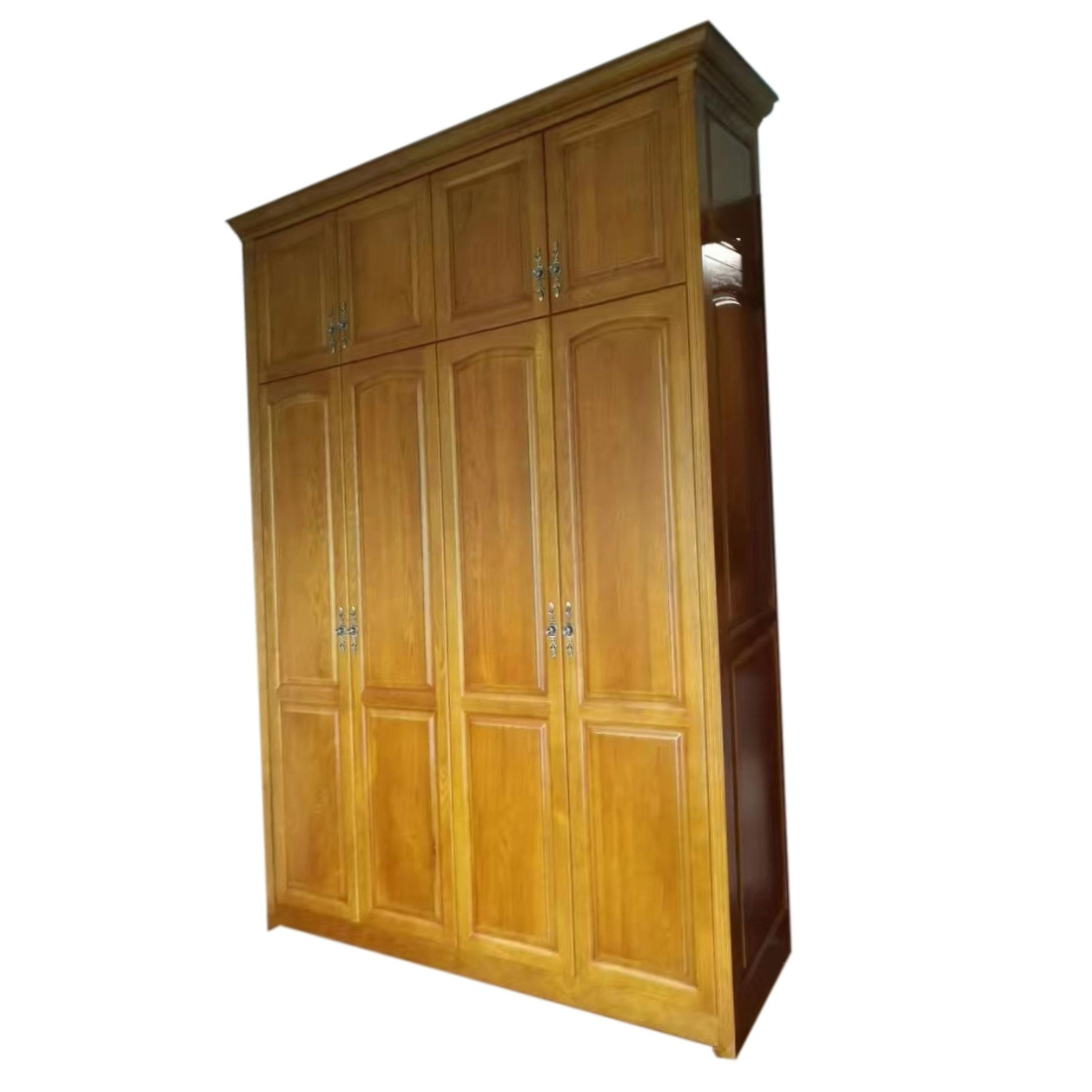 HOT Solid Wood Carved redwood wardrobe Chinese Luxury Wardrobe Top Handmade Solid Wood Bedroom Furniture