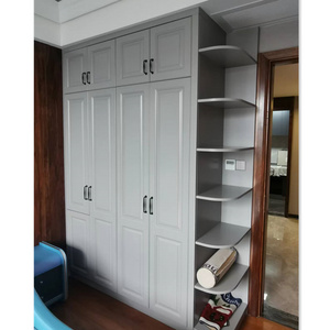 bedroom furniture Custom solid wood wardrobe Cloakroom bedroom wardrobes are professionally made in solid wood style