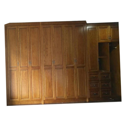 HOT Solid Wood Carved redwood wardrobe Chinese Luxury Wardrobe Top Handmade Solid Wood Bedroom Furniture