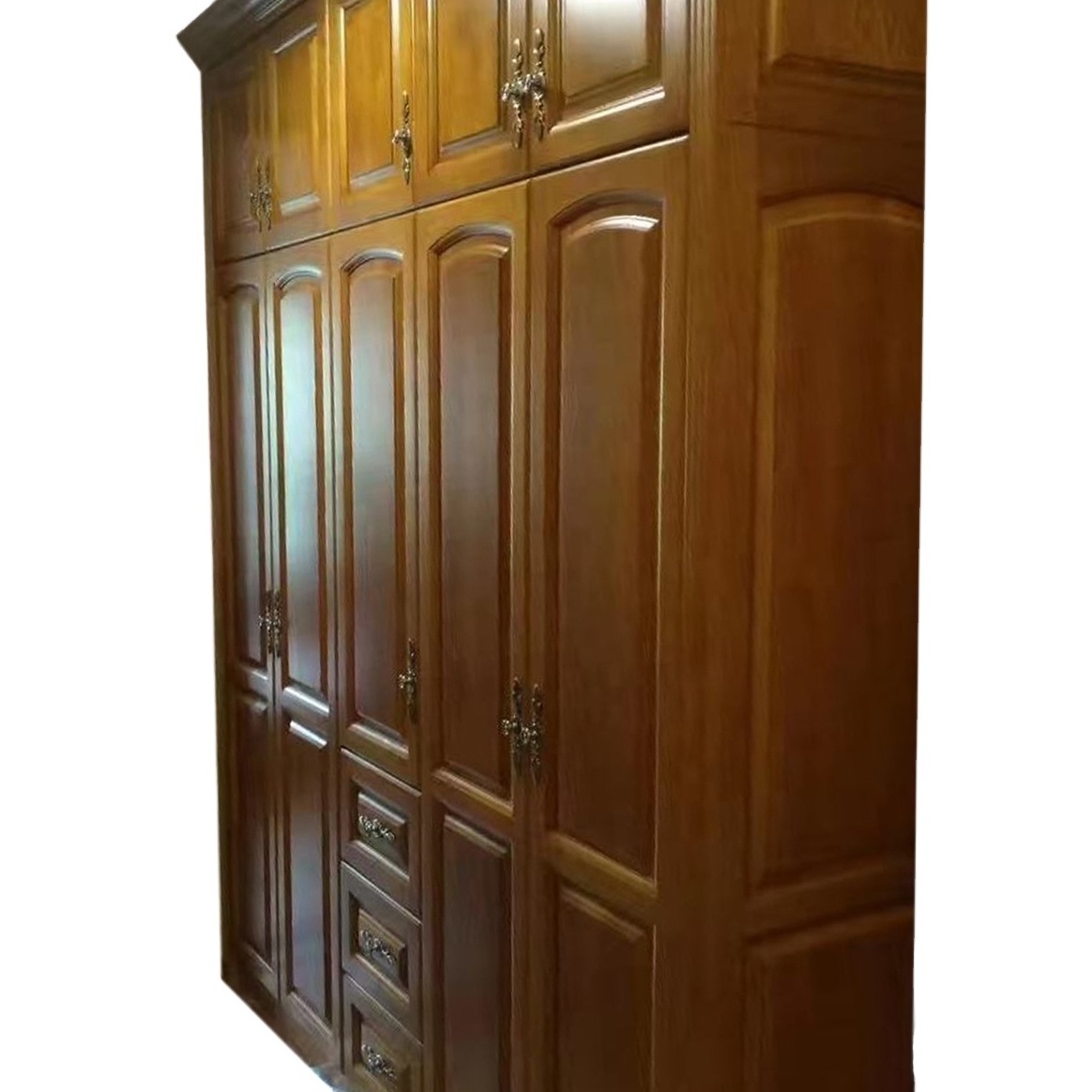 Solid Wood carved Mahogany Chinese luxury Wardrobe Top Handmade Solid wood Bedroom furniture high quality wardrobe