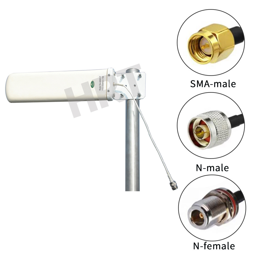 5150-5850MHz 5.8ghz wifi signal repeater high gain 14dbi seal directional yagi communication antenna