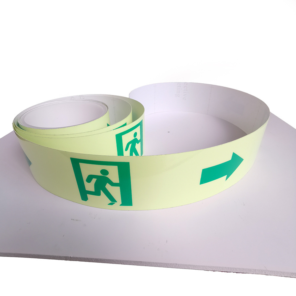 Tongming Glow in the dark tape lumines photoluminescent luminous luminescent outdoor safety night glow adhesive tape