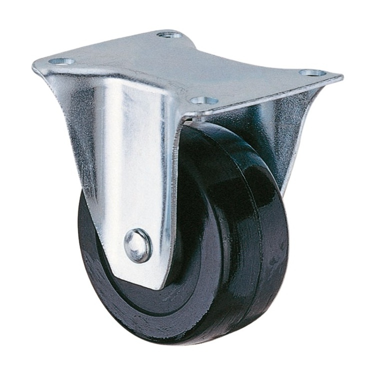 Huarui Anti Static Electrically Rubber Caster 10-50kg 1/1.5/2/2.5/3 Inch Conductive Industrial Caster Wheels