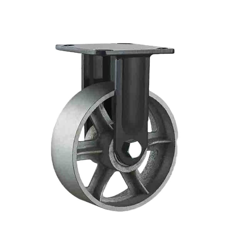 Oven Castor Cast Iron Caster Wheel Heavy Duty Cast Iron Caster 4 5 6 8 Inch All Iron Casters Wheels