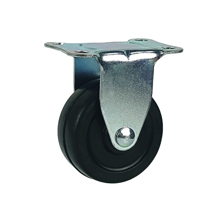 Huarui Anti Static Electrically Rubber Caster 10-50kg 1/1.5/2/2.5/3 Inch Conductive Industrial Caster Wheels