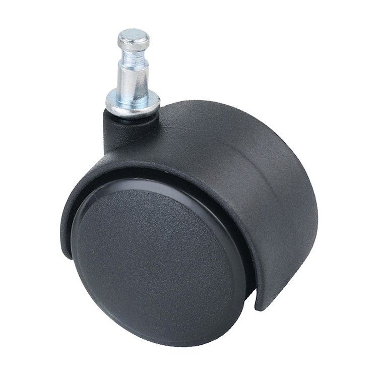 Huarui 30mm/40mm/50mm Stem Swivel M6/M8 Nylon Caster Office Chair Plastic Furniture Wheels Light Duty Castors