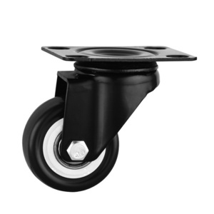 Huarui Caster 2 Inch Wheels With Plate Lockable Roller Casters Diameter 50Mm Light duty Industrial Caster Wheel