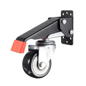 Heavy Duty 660 LBS Workbench Casters Kit Retractable Caster Wheels For Workbenches Machinery & Tables