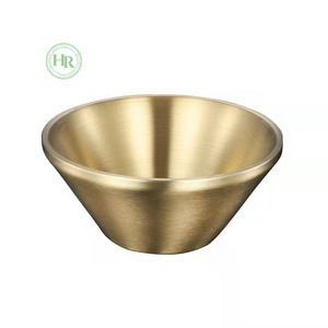 Brass Cone Pieces Spinning Part Custom Brass sheet metal Deep Drawing Parts stainless steel Metal Spinning Deep Drawing Servcise