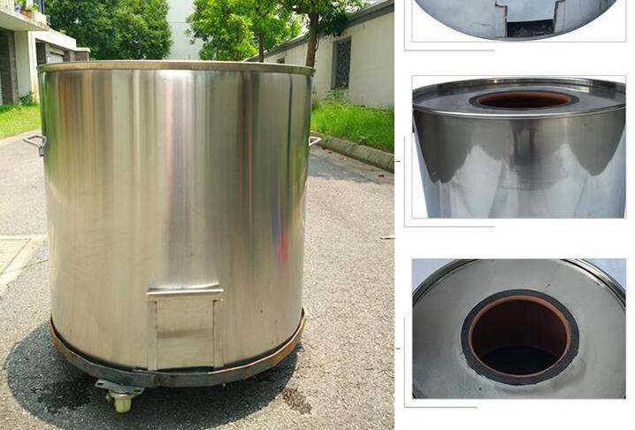 Round shape stainless steel charcoal tandoor clay oven