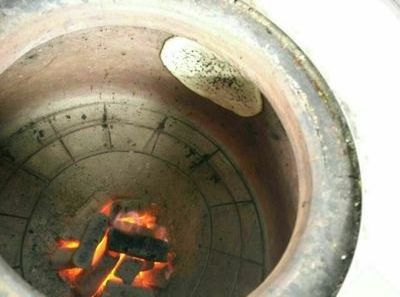 Round shape stainless steel charcoal tandoor clay oven