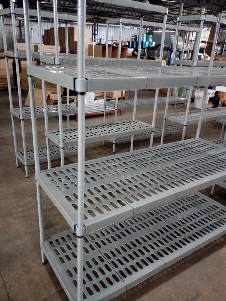 Commercial hotel restaurant heavy duty stainless steel cold room rack shelf wire shelving unit