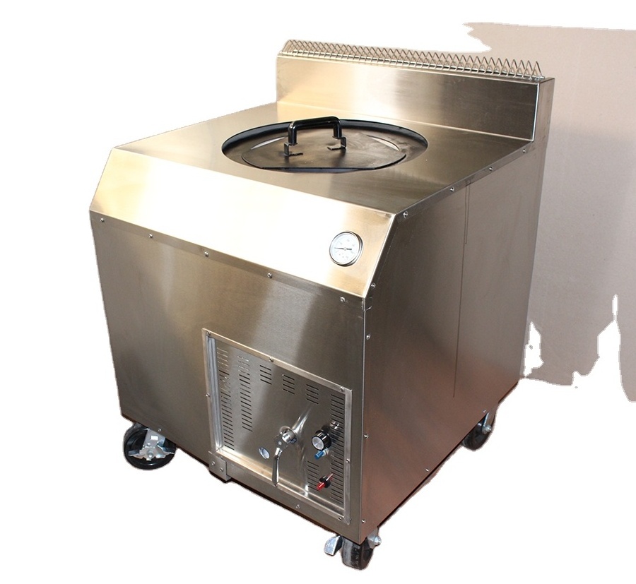 Commercial restaurant stainless steel tandoor clay oven