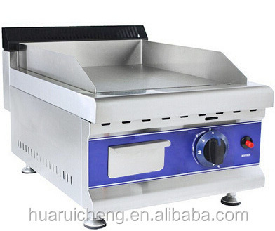 Commercial restaurant kitchen stainless steel flat plate gas grill griddle