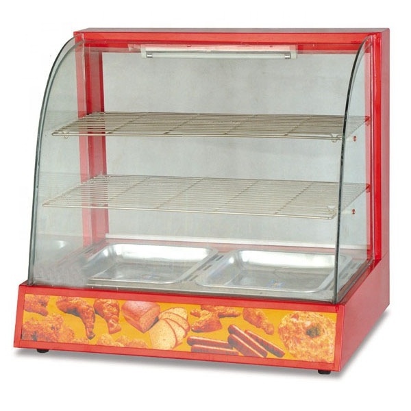 Fast food supermarket chain store food warmer display