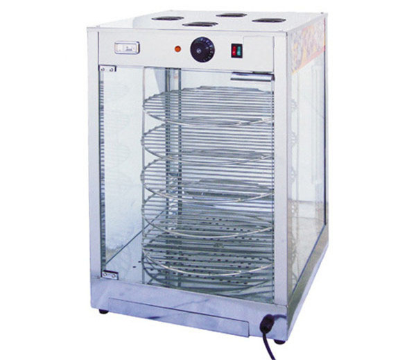 Fast food supermarket chain store food warmer display