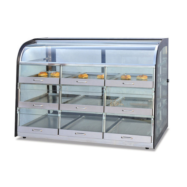 Fast food supermarket chain store food warmer display