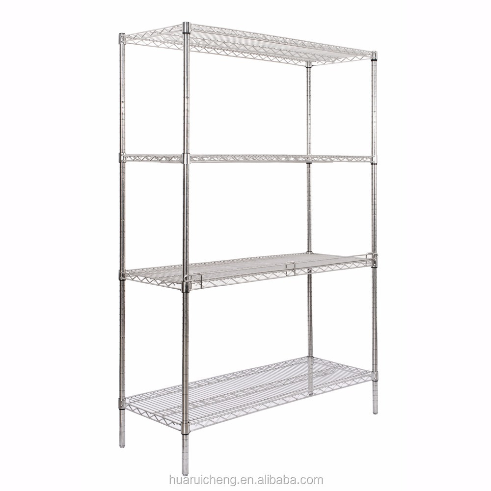 Commercial heavy duty stainless steel wire mesh shelves