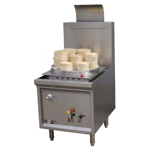 Asia restaurant kitchen heavy duty commercial dumpling steamer