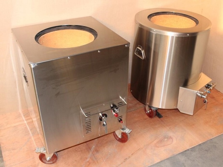 Commercial restaurant stainless steel tandoor clay oven