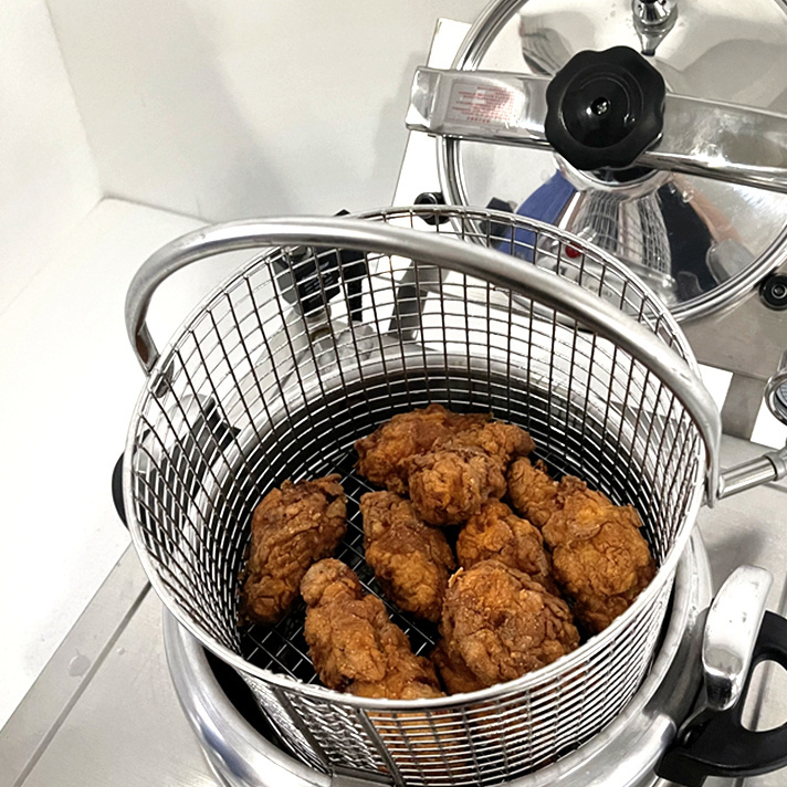 Commercial restaurant table top broaster kfc chicken pressure fryer