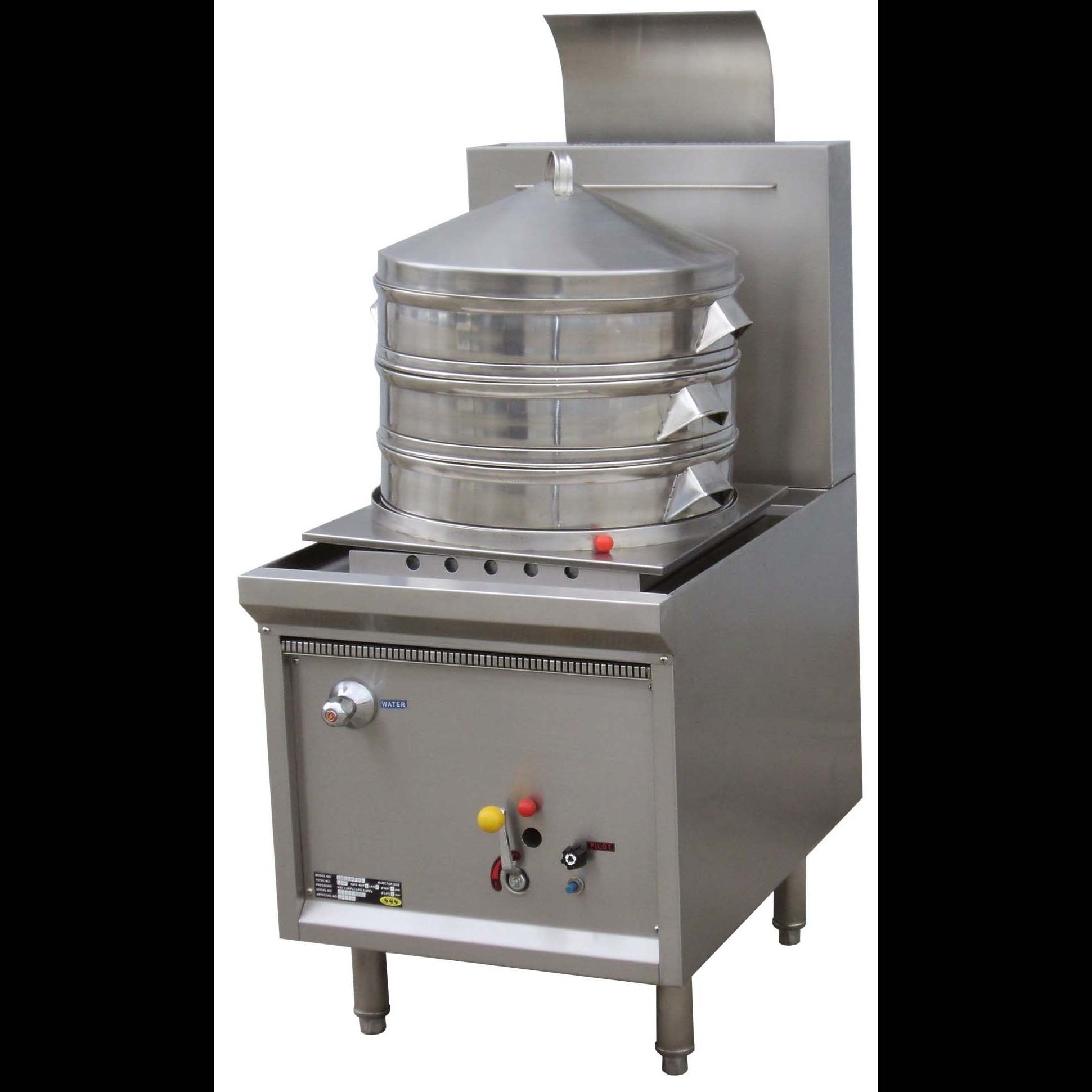 Asia restaurant kitchen heavy duty commercial dumpling steamer