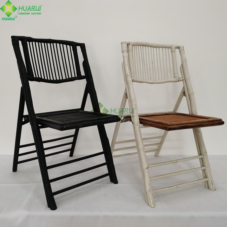 Outdoor used wood Bamboo Folding Chairs