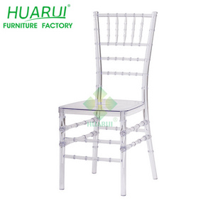 Resin Chivari Chairs Clear Resin/Plastic Chavari Chair