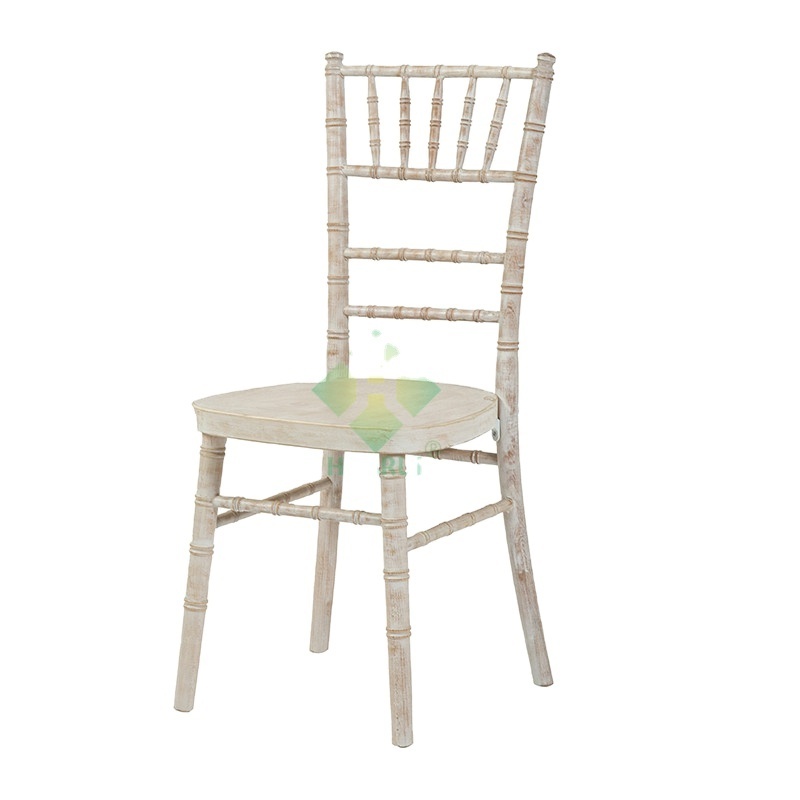 Rental Wholesale Whitewash wood chiavari chair Vintage Chivari Wedding Chairs