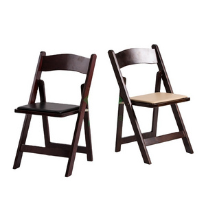 Rental wood folding chair for party