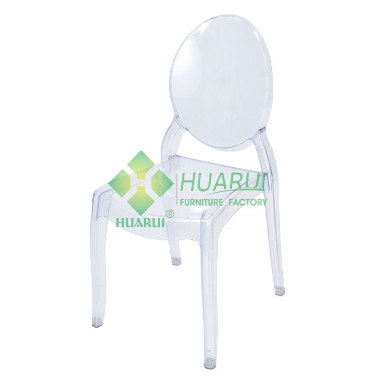 Clear transparent resin pp acrylic plastic louis chairs