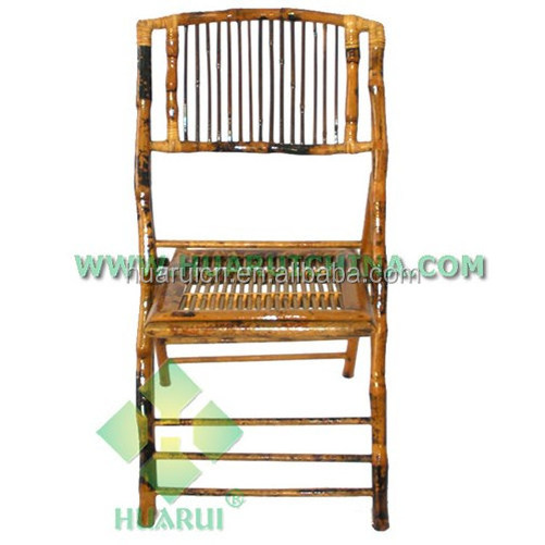 Outdoor Dining Chair Bamboo Folding Chair For Wedding