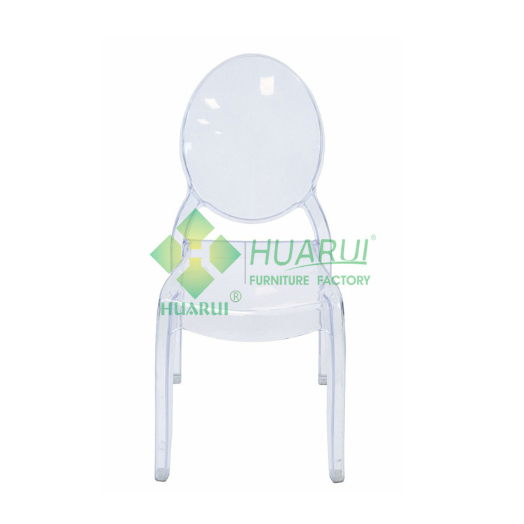 Clear transparent resin pp acrylic plastic louis chairs