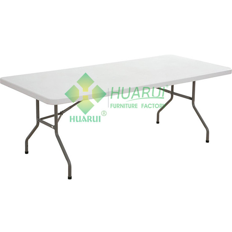 6ft round white plastic outdoor fold foldable folding portable catering picnic rectangular coffee banquet table tops and chair