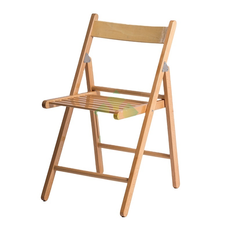 Rental wood folding chair for party