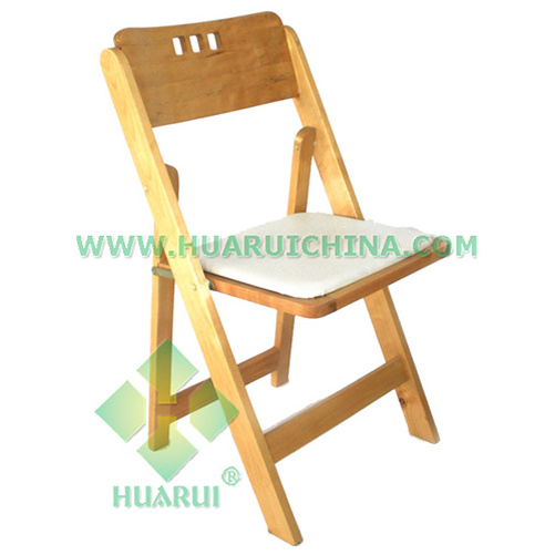 Rental wood folding chair for party