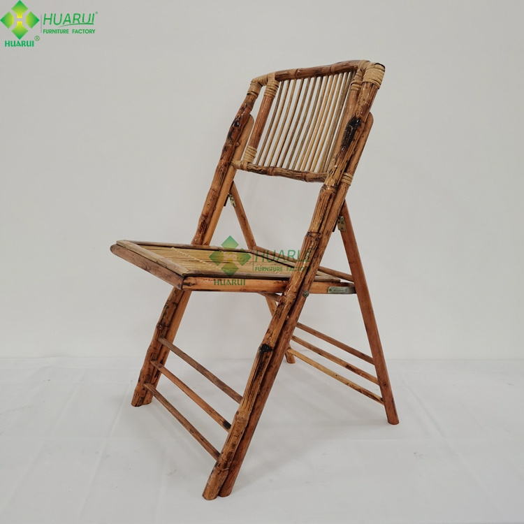 Outdoor used wood Bamboo Folding Chairs