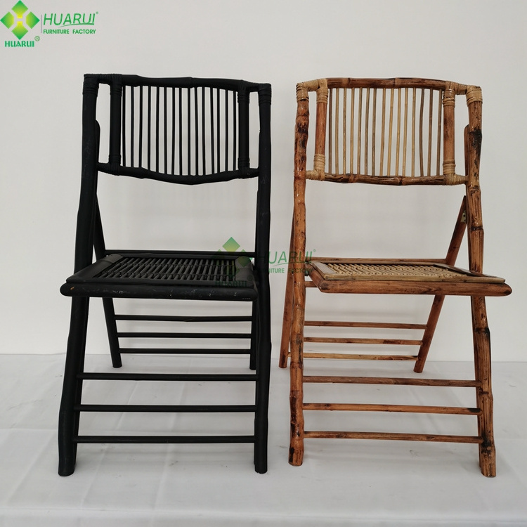 Outdoor used wood Bamboo Folding Chairs