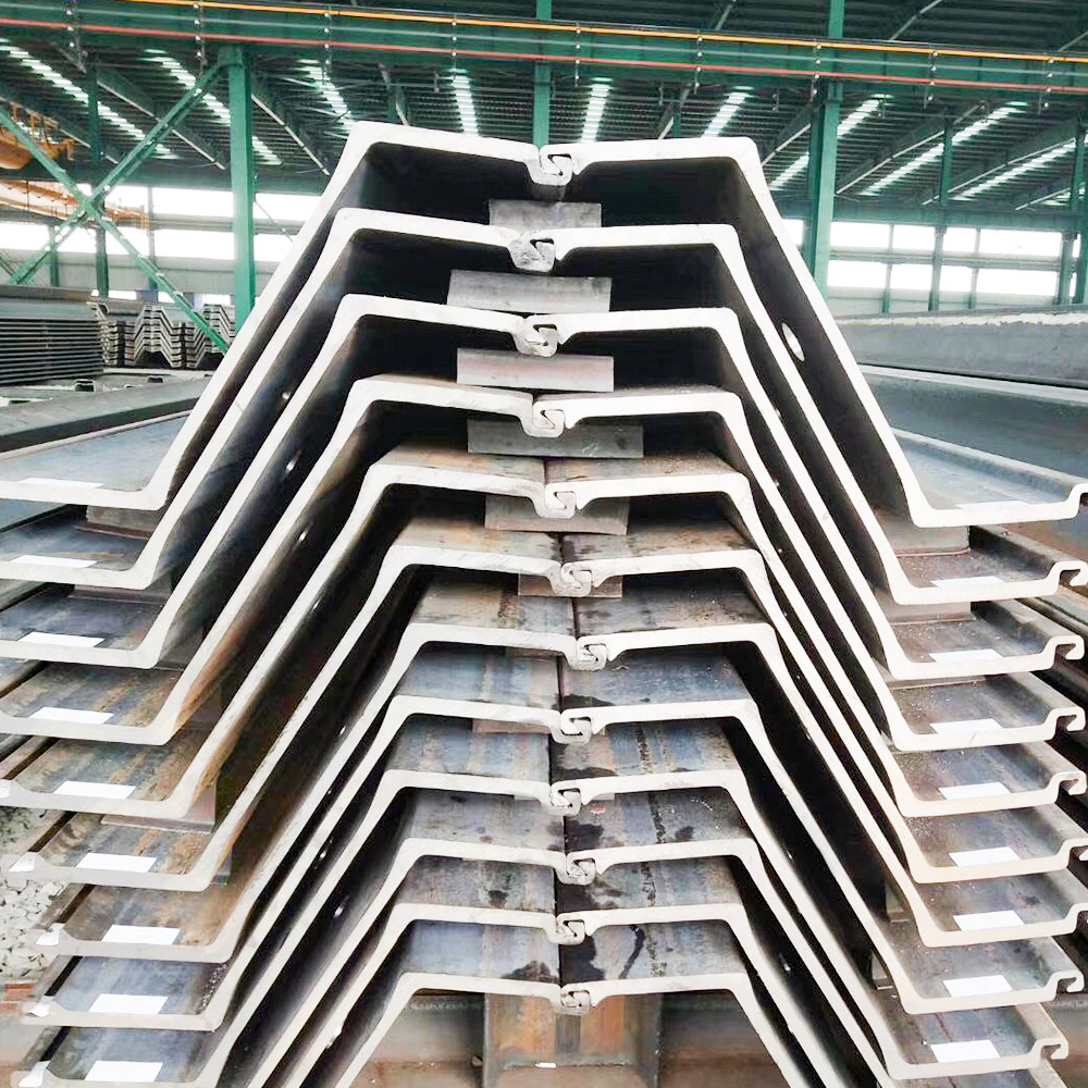 strong load bearing capacity vinyl carbon steel profile U type steel sheet pile