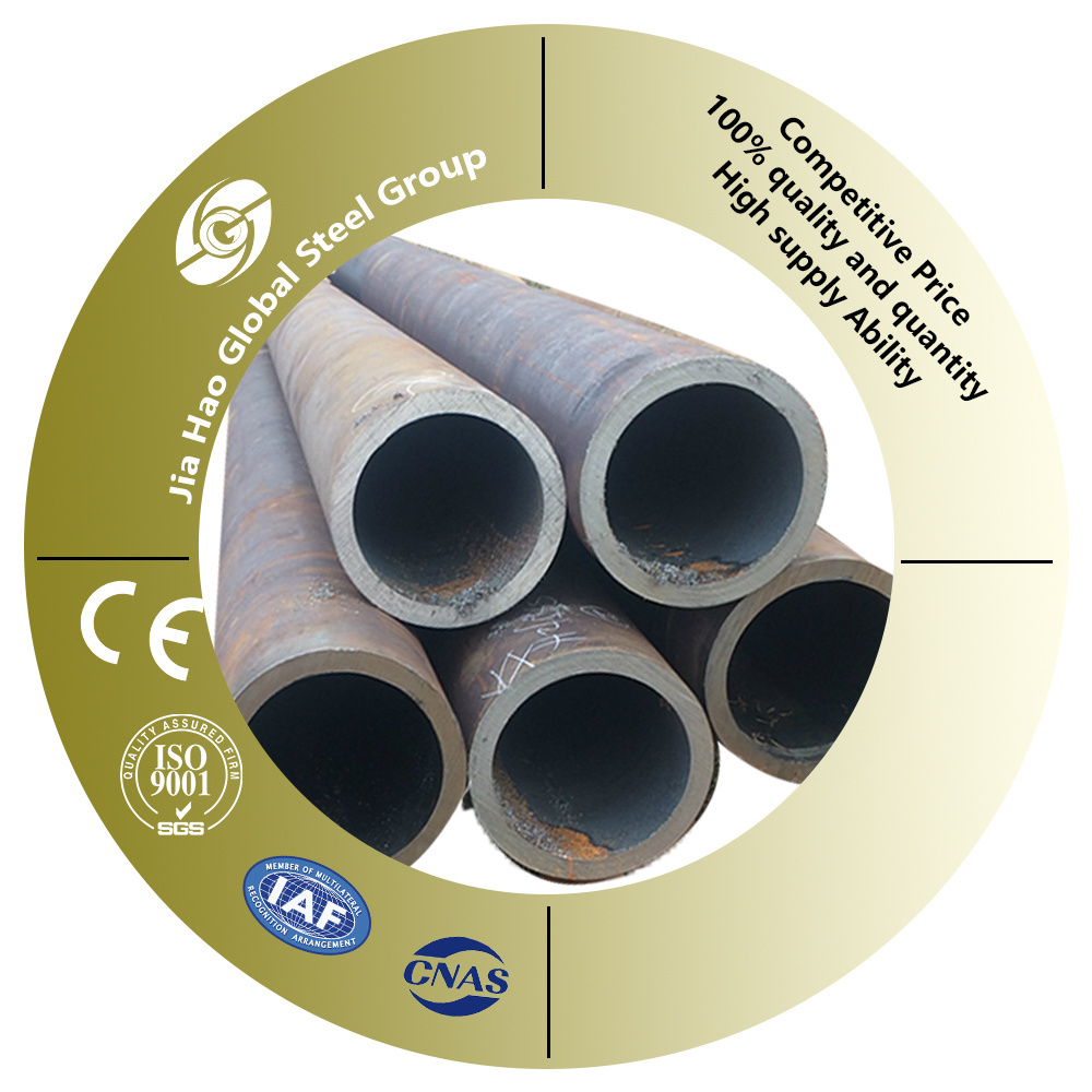 Standardized Superb ASTM A106 A53 A333 A335 A519 A500 seamless carbon steel spiral pipe tube