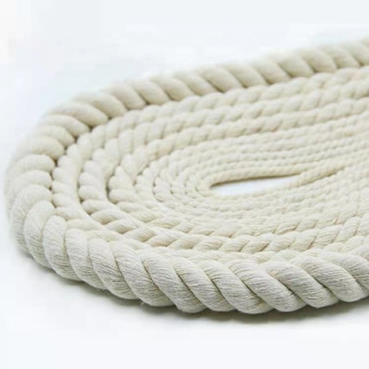 Factory customization Twisted cotton rope suitable for hand climbing hammocks sailing tug of war decoration