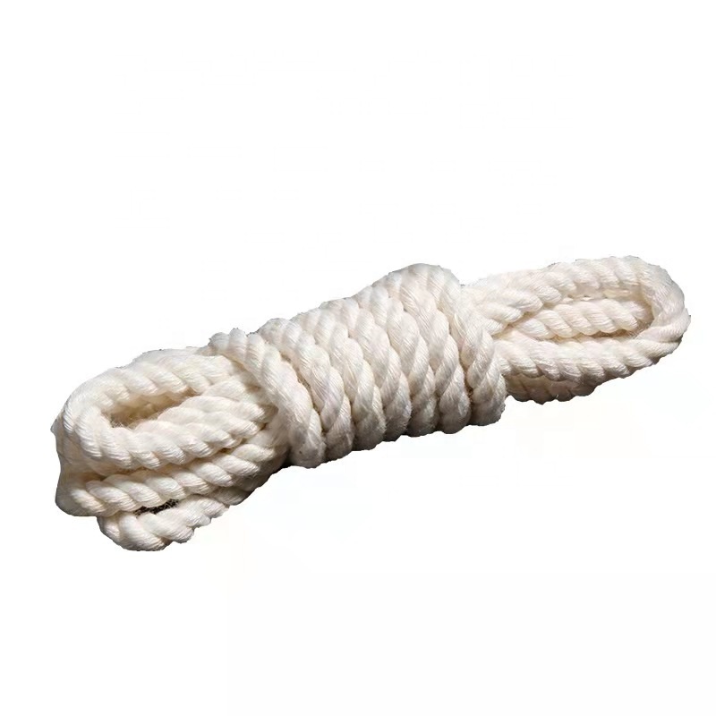 Factory customization Twisted cotton rope suitable for hand climbing hammocks sailing tug of war decoration