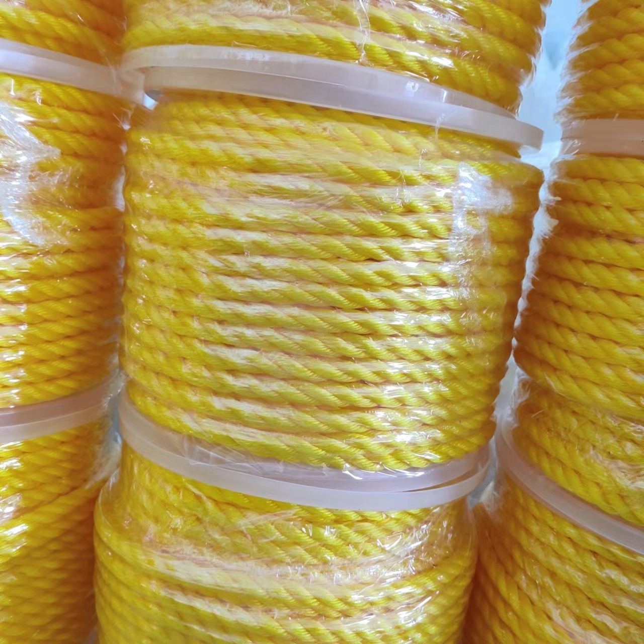 Hot Sales PE Ropes  Plastic Twisted Polyethylene Rope Fishing Net Twine