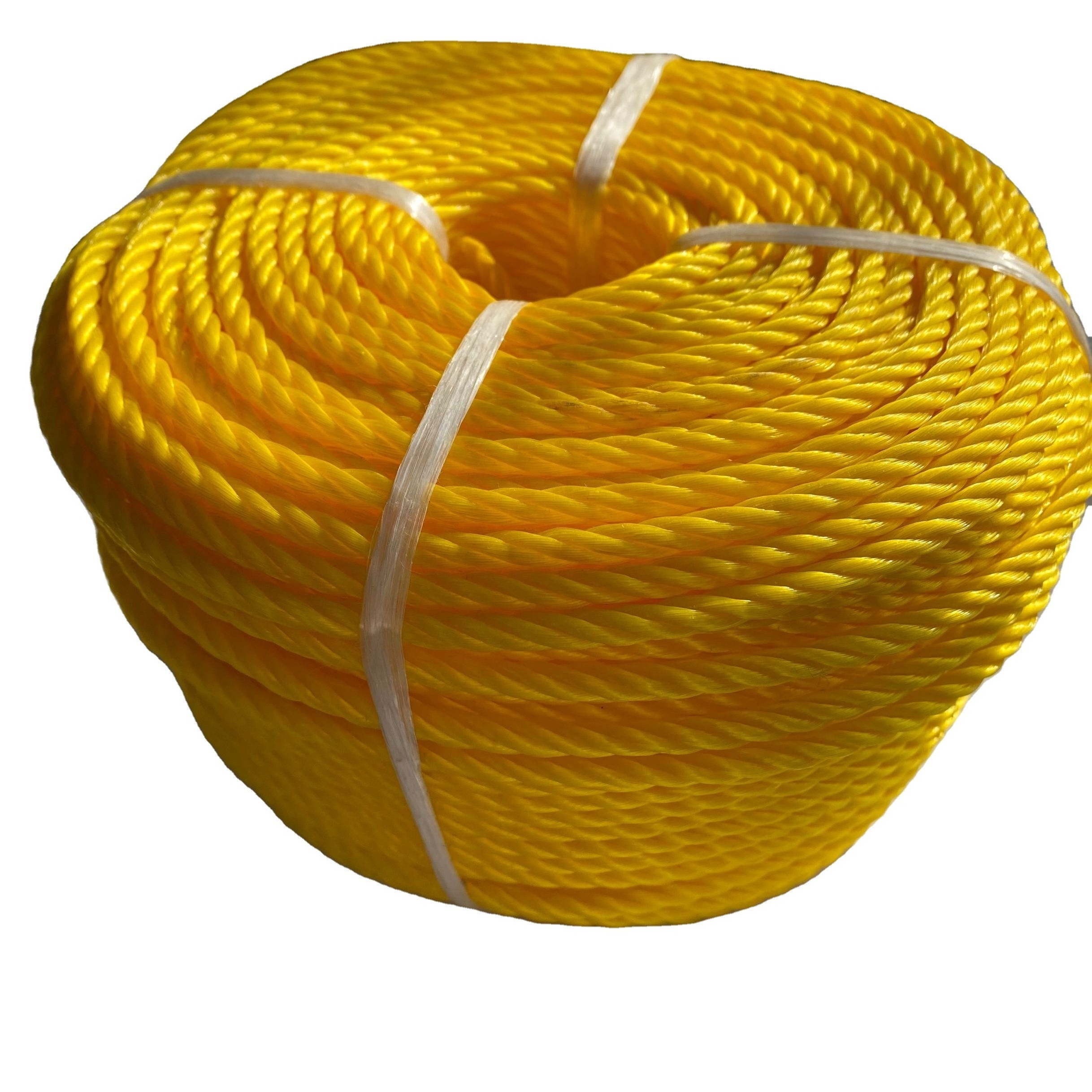 Hot Sales PE Ropes  Plastic Twisted Polyethylene Rope Fishing Net Twine